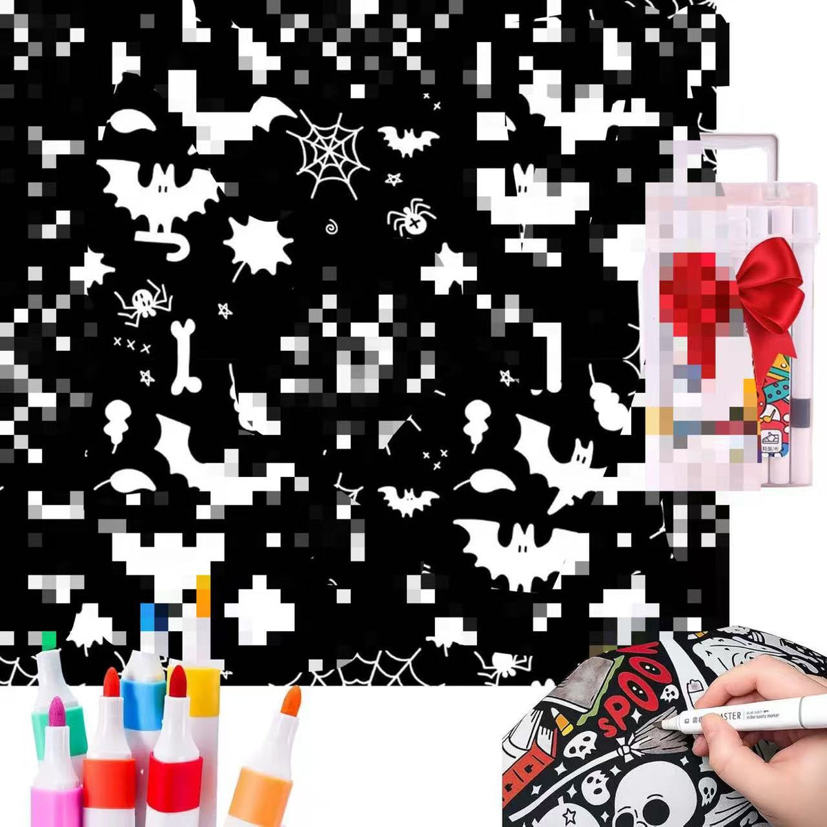 DIY Coloring Blanket/ Kleur-je-eigen Deken