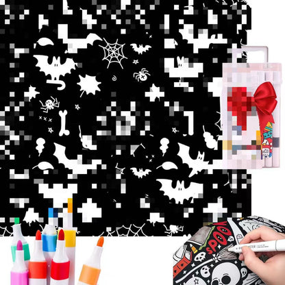 DIY Coloring Blanket/ Kleur-je-eigen Deken