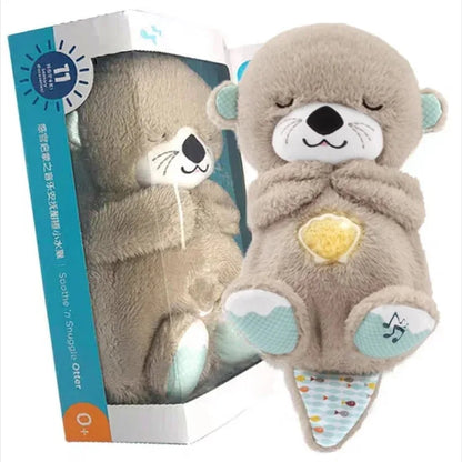 Breathing Otter Baby Stuffed Plush Toy/ Ademhalende baby otter