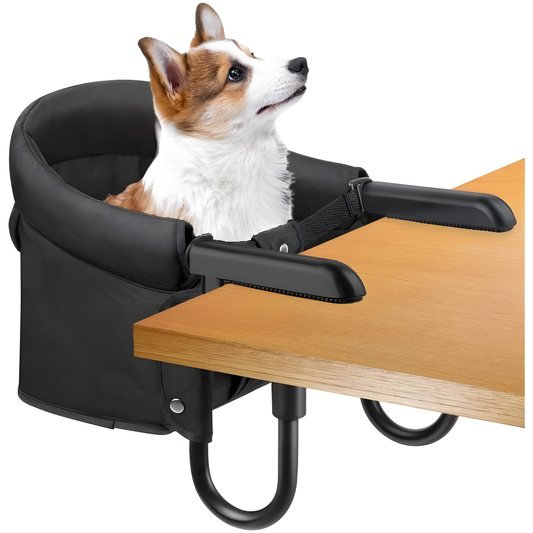 Clip-On Pet Dining Chair/ Opvouwbaar Eetstoeltje voor Huisdieren