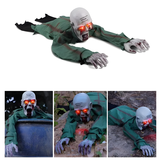 Crawling Zombie for Halloween/Bewegende Kruipende Zombie