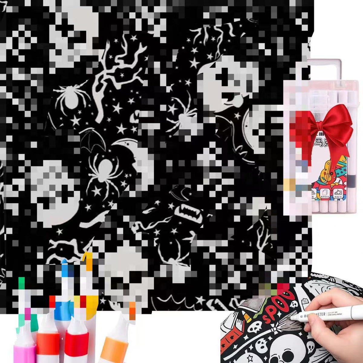 DIY Coloring Blanket/ Kleur-je-eigen Deken