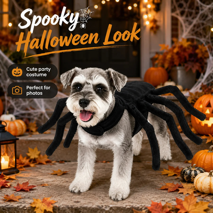 Halloween Spider Pet Costume/ Halloween Spinnenkostuum voor Huisdieren