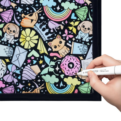 DIY Coloring Blanket/ Kleur-je-eigen Deken