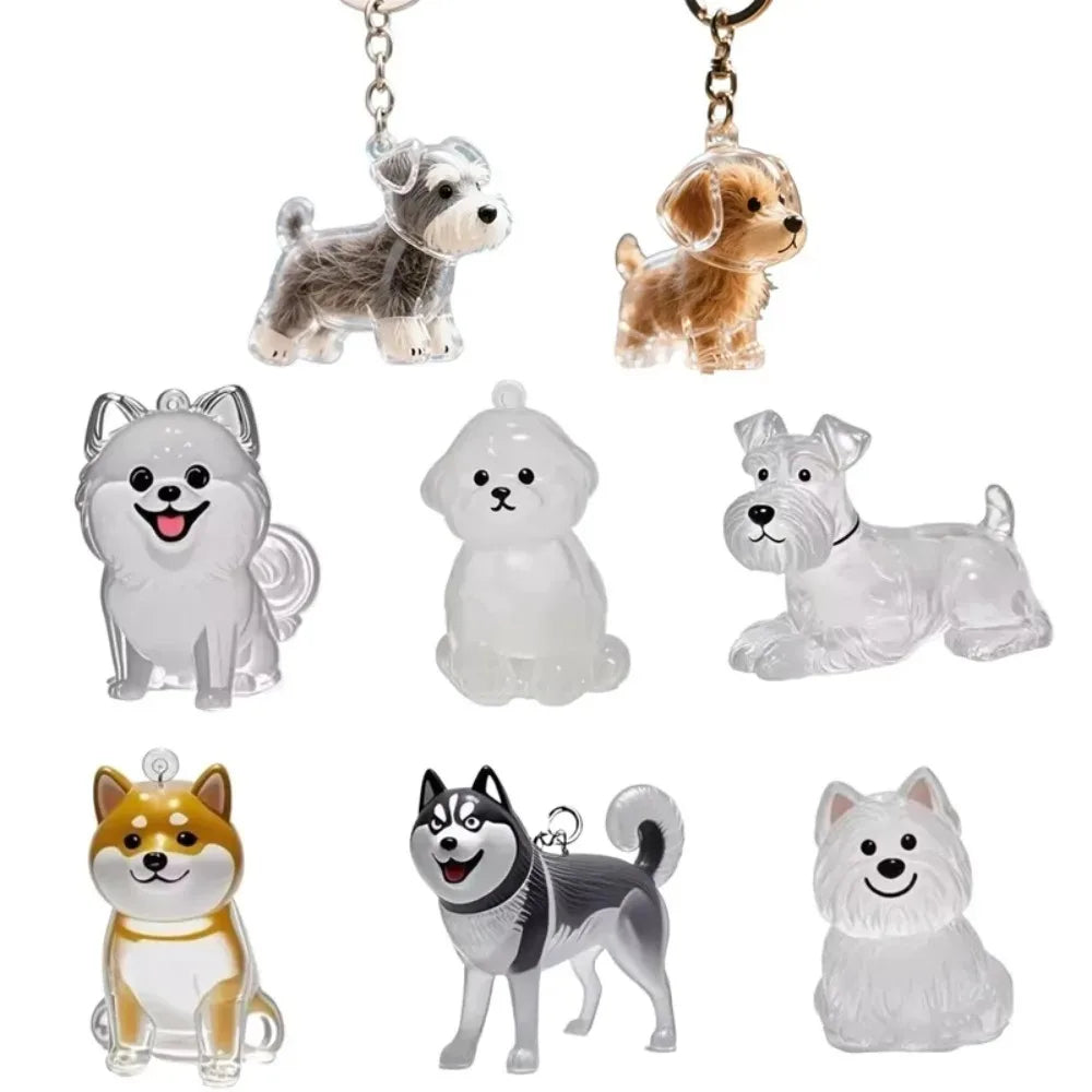 Pet Hair Keychain/ Huisdierhaar Sleutelhanger i