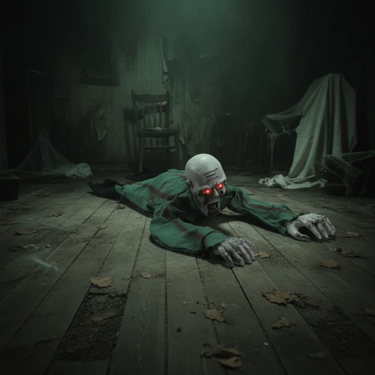 Crawling Zombie for Halloween/Bewegende Kruipende Zombie