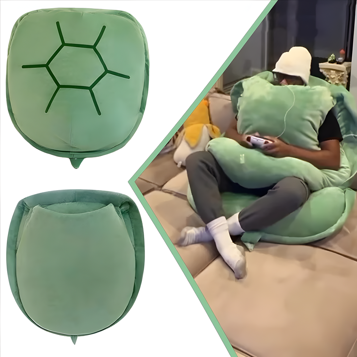 Wearable Turtle Cushion/ Draagbaar Schildpadkussen