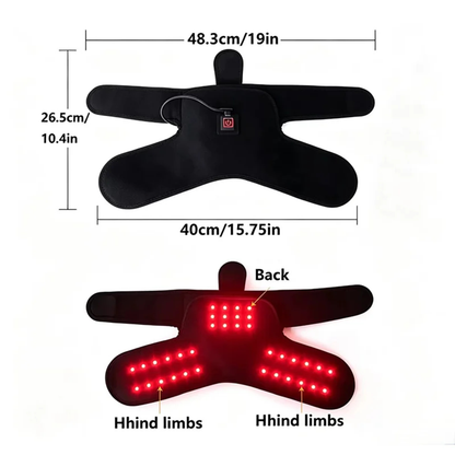 Wearable Red Light Therapy for Pets/Draagbare Roodlichttherapie Wrap voor Huisdieren