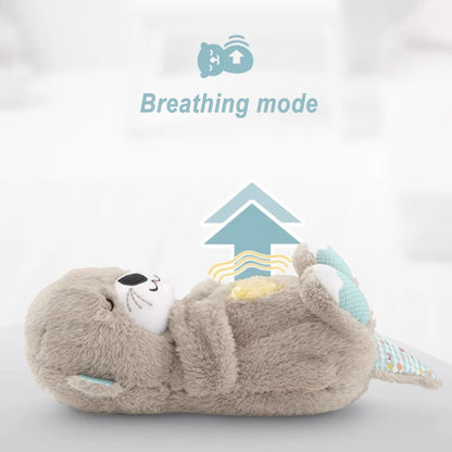 Breathing Otter Baby Stuffed Plush Toy/ Ademhalende baby otter