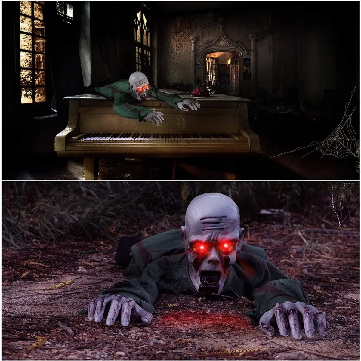 Crawling Zombie for Halloween/Bewegende Kruipende Zombie