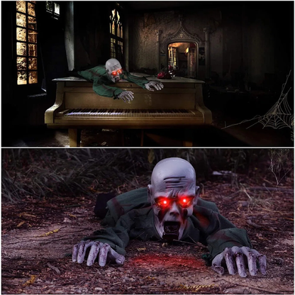 Crawling Zombie for Halloween/Bewegende Kruipende Zombie