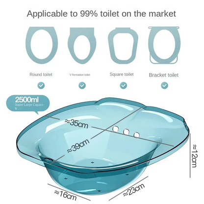 Portable Bidet Wash Basin/Draagbare Bidet Wasbak