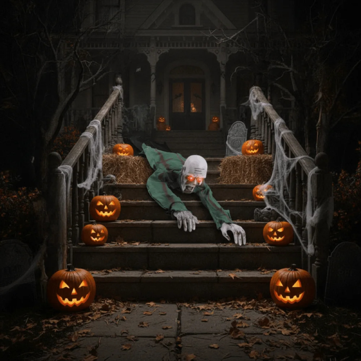 Crawling Zombie for Halloween/Bewegende Kruipende Zombie