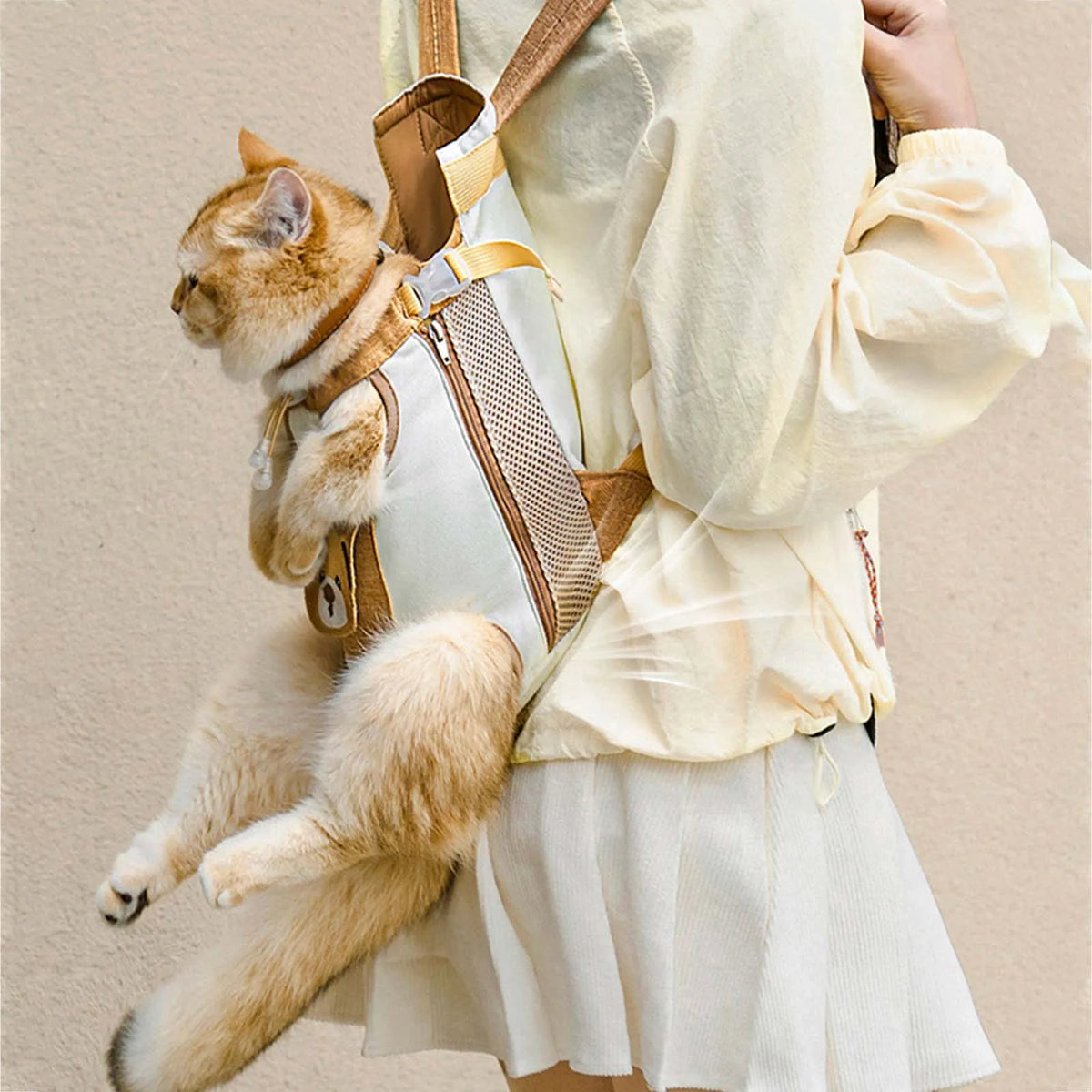 Cat Travel Front Carrier/ Huisdierenrugzak