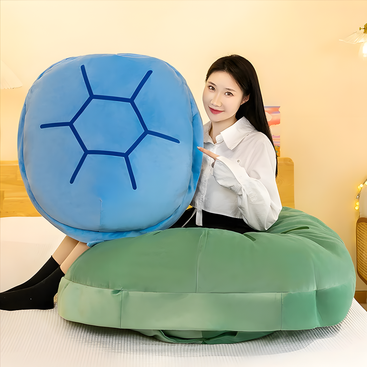 Wearable Turtle Cushion/ Draagbaar Schildpadkussen