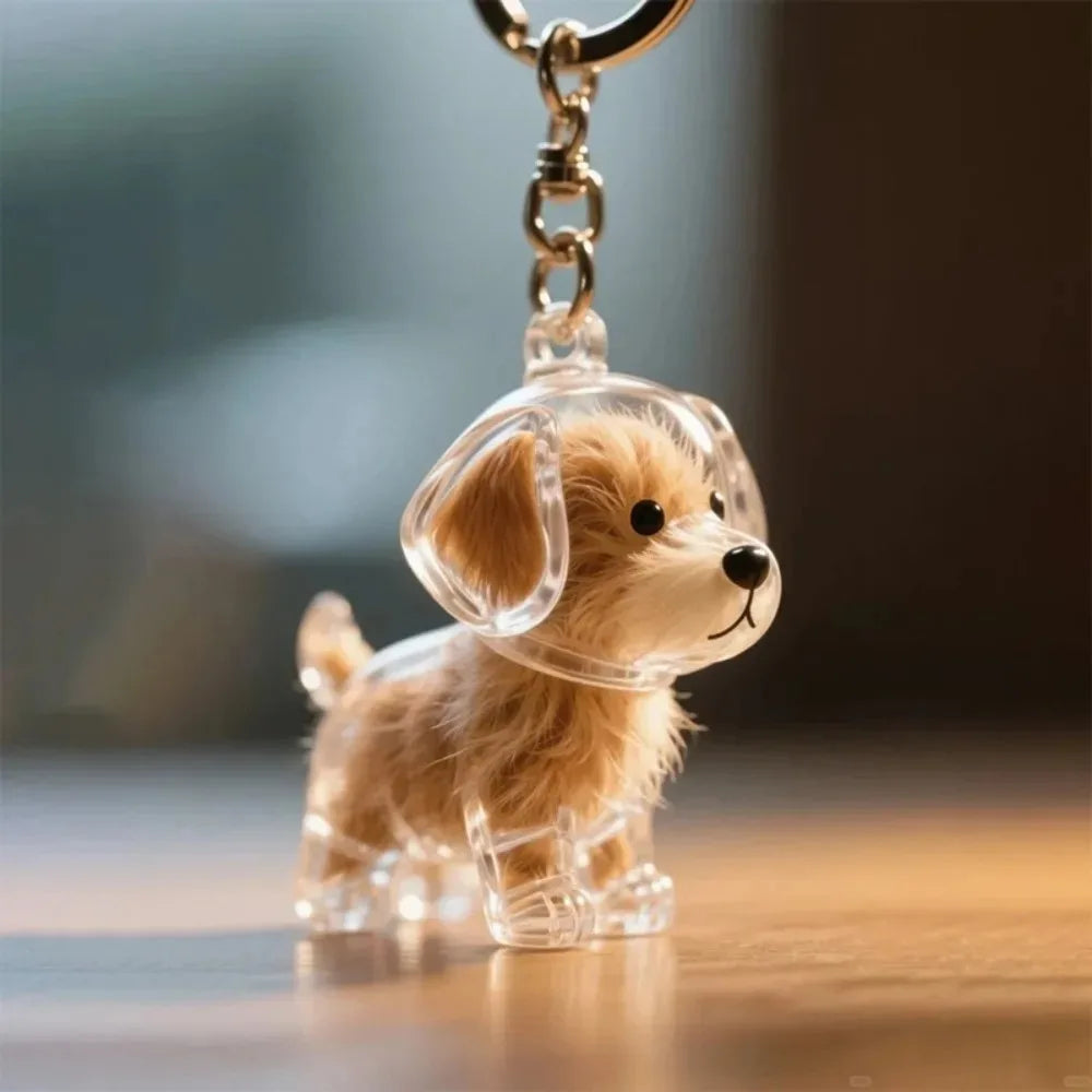 Pet Hair Keychain/ Huisdierhaar Sleutelhanger i