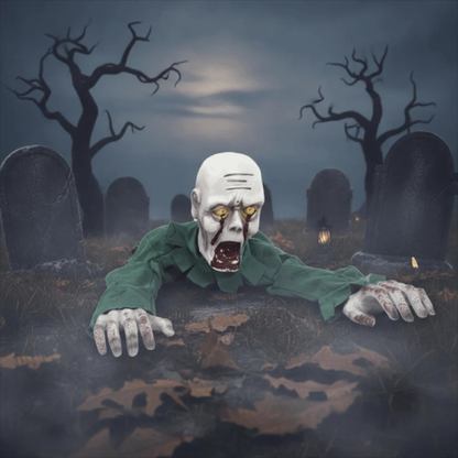 Crawling Zombie for Halloween/Bewegende Kruipende Zombie