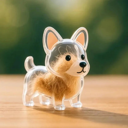 Pet Hair Keychain/ Huisdierhaar Sleutelhanger i