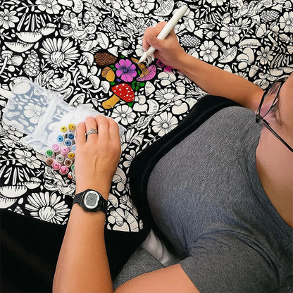 DIY Coloring Blanket/ Kleur-je-eigen Deken