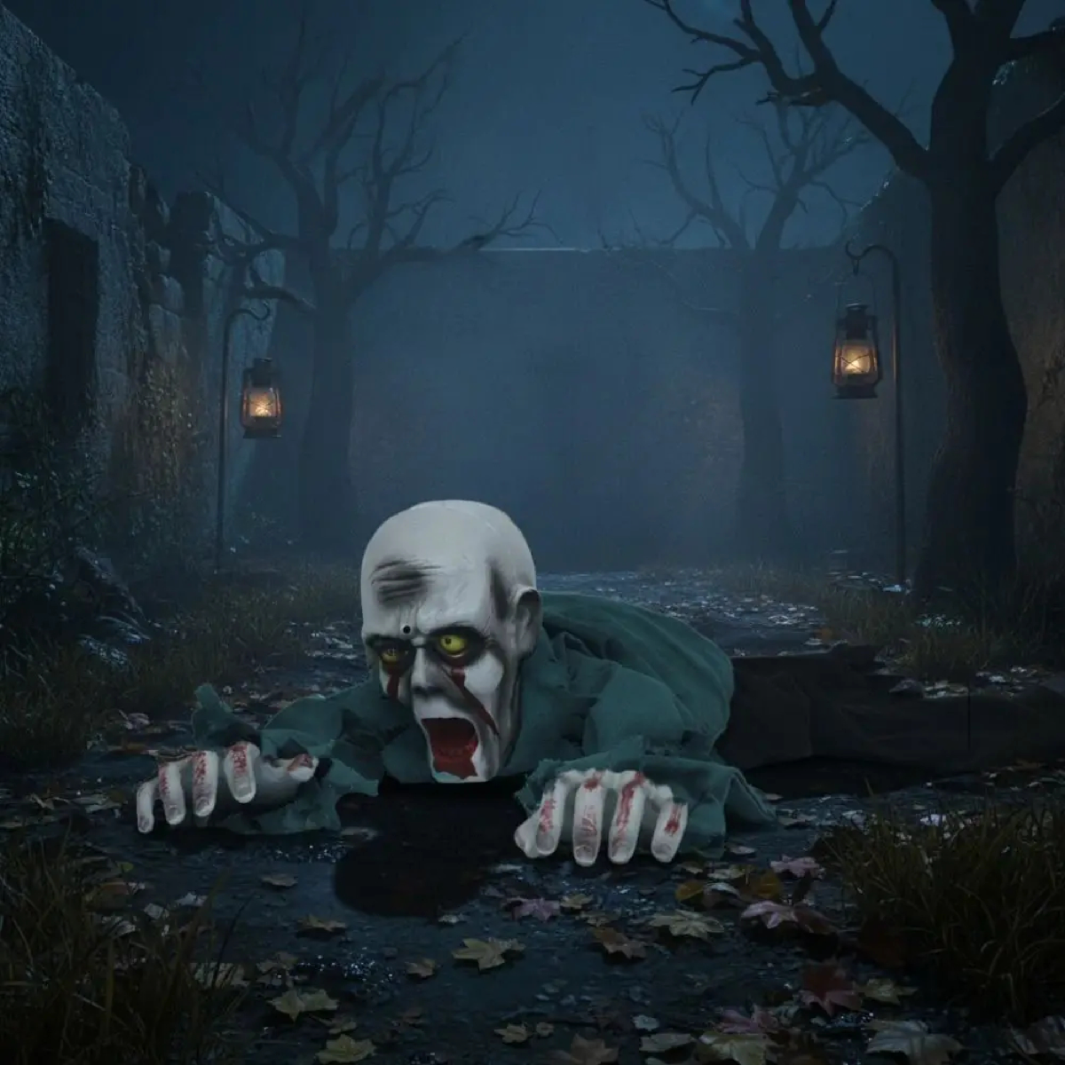 Crawling Zombie for Halloween/Bewegende Kruipende Zombie