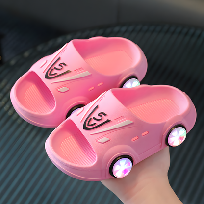 Light-Up Car Slippers for Kids/ Lichtgevende Kinderpantoffels