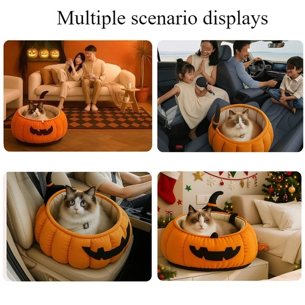 Pumpkin Cat Bed/Pompoen Kattenmand