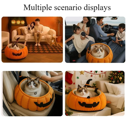 Pumpkin Cat Bed/Pompoen Kattenmand