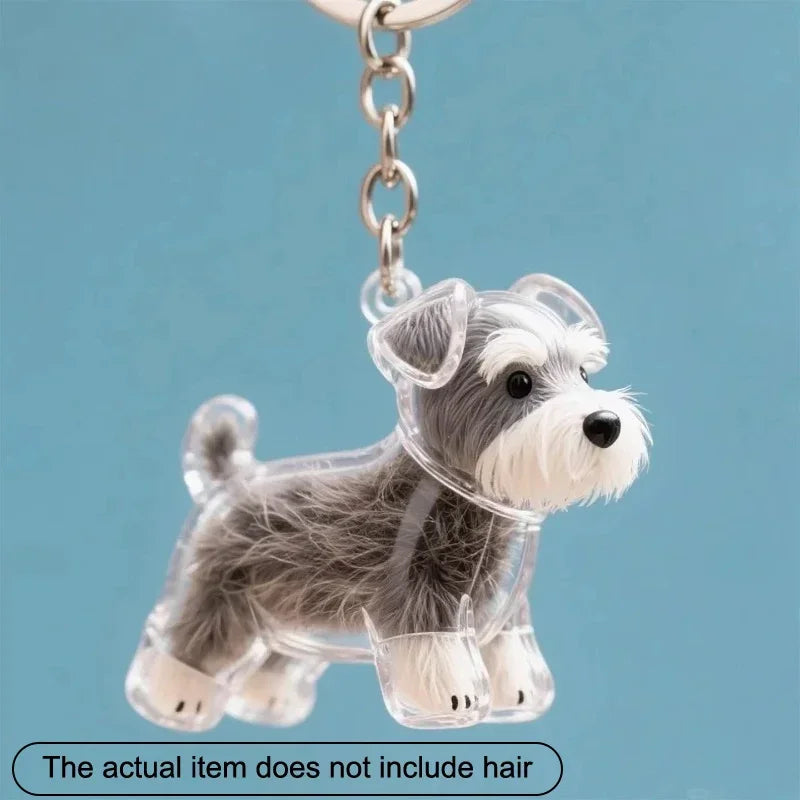 Pet Hair Keychain/ Huisdierhaar Sleutelhanger i