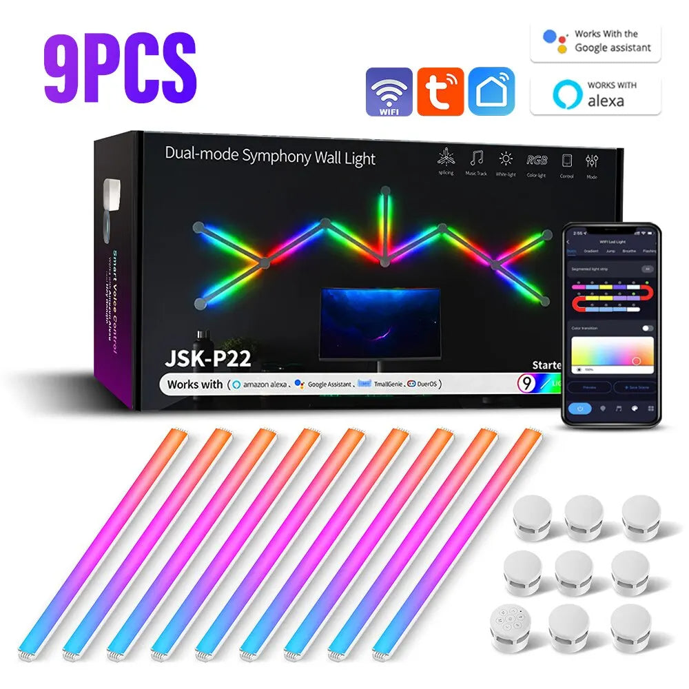 WIFI LED Smart Wall Light Bar Lam/ WiFi LED Slimme Wandlamp